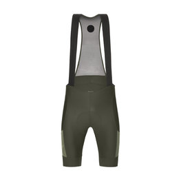 SANTINI Pantaloni scurți de ciclism cu bretele - GRAVEL - verde