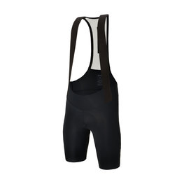 SANTINI Pantaloni scurți de ciclism cu bretele - PLUSH - negru