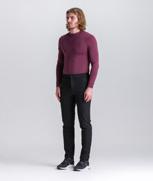 SANTINI Pantaloni de ciclism lungi fără bretele - ACTIVE - negru