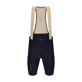 SANTINI Pantaloni scurți de ciclism cu bretele - CARGO - negru