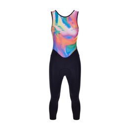 SANTINI Pantaloni de ciclism lungi cu bretele - UNICO - negru