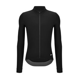 SANTINI Tricou de cilism pentru iarnă cu mânecă lungă - RTR - negru