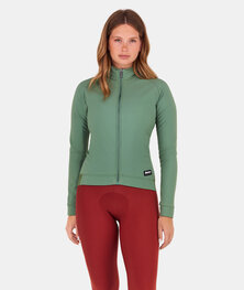 SANTINI Jachetă termoizolantă de ciclism - RTR - verde deschis