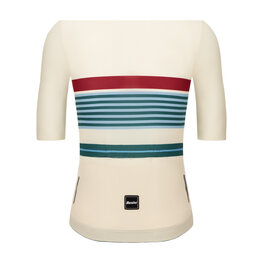 SANTINI Tricou de ciclism cu mânecă scurtă - BENGAL EVO - fildeş