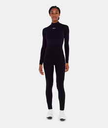 SANTINI Pantaloni de ciclism lungi fără bretele - RTR - negru