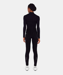 SANTINI Pantaloni de ciclism lungi fără bretele - RTR - negru