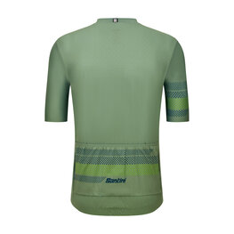 SANTINI Tricou de ciclism cu mânecă scurtă - IDEA - verde