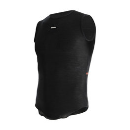 SANTINI Tricou de ciclism fără mâneci - DRY - negru