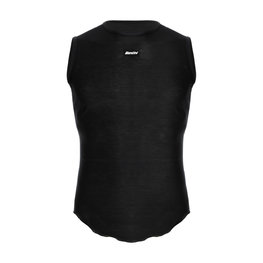SANTINI Tricou de ciclism fără mâneci - DRY - negru