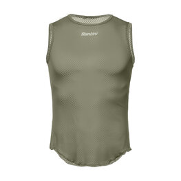 SANTINI Tricou de ciclism fără mâneci - LIEVE - verde