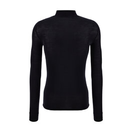 SANTINI Tricou de ciclism cu mânecă lungă - LANA - negru