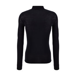 SANTINI Tricou de ciclism cu mânecă lungă - LANA - negru