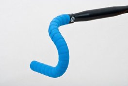 BIKERIBBON bandă ghidon - CORK GEL - albastru