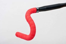 BIKERIBBON bandă ghidon - CORK GEL - roșu