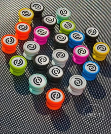 BIKERIBBON grip-uri - JELLY - alb