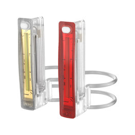 KNOG set de lumini - PLUS TWINPACK - transparent