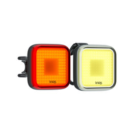 KNOG set de lumini - BLINDER TWINPACK - galben/roșu