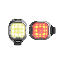 KNOG set de lumini - BLINDER MINI SQUARE - galben/roșu