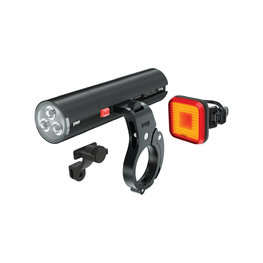 KNOG set de lumini - PWR ROAD - negru