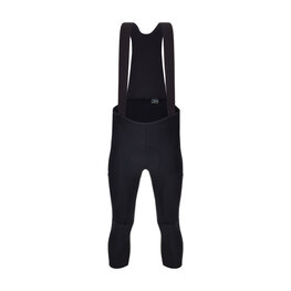 SANTINI Pantaloni de ciclism 3/4 cu bretele - CARGO - negru