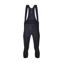 SANTINI Pantaloni de ciclism 3/4 cu bretele - CARGO 2 - negru