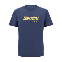 SANTINI Tricou de ciclism cu mânecă scurtă - BRAND - albastru