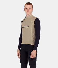 SANTINI Vestă de ciclism - ALPHA INSULATED - maro