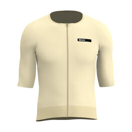 SANTINI Tricou de ciclism cu mânecă scurtă - AERO RACE - galben