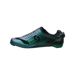 SCOTT Pantofi de ciclism - TRI CARBON - negru/verde/albastru