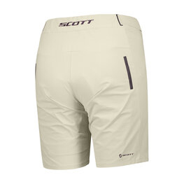 SCOTT Pantaloni scurți de ciclism fără bretele - ENDURANCE LS/FIT W/PAD - galben