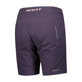 SCOTT Pantaloni scurți de ciclism fără bretele - ENDURANCE LS/FIT W/PAD W - mov