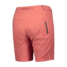 SCOTT Pantaloni scurți de ciclism fără bretele - ENDURANCE LS/FIT W/PAD W - roșu