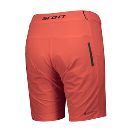 SCOTT Pantaloni scurți de ciclism fără bretele - ENDURANCE LS/FIT W/PAD W - roșu