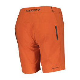 SCOTT Pantaloni scurți de ciclism fără bretele - ENDURANCE LS/FIT W/PAD W - portocaliu