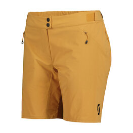 SCOTT Pantaloni scurți de ciclism fără bretele - ENDURANCE LS/FIT W/PAD W - bej