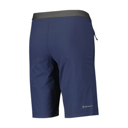 SCOTT Pantaloni scurți de ciclism fără bretele - TRAIL 10 LS/FIT W/PAD JR - albastru