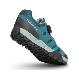 SCOTT Pantofi de ciclism - SPORT CRUS-R FLAT W - verde/albastru