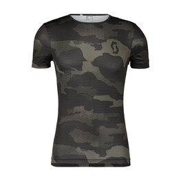 SCOTT Tricou de ciclism cu mânecă scurtă - CARBON SS - negru/gri