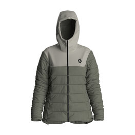 SCOTT Jachetă termoizolantă de ciclism - INSULOFT WARM W - alb/gri