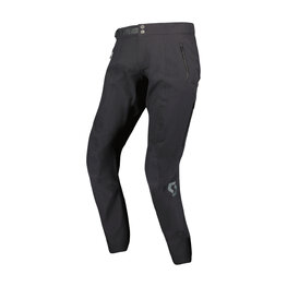SCOTT Pantaloni de ciclism lungi fără bretele - TRAIL STORM WP - negru