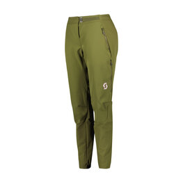 SCOTT Pantaloni de ciclism lungi fără bretele - TRAIL STORM HYBRID W - verde