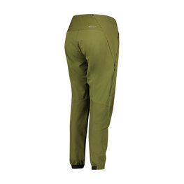 SCOTT Pantaloni de ciclism lungi fără bretele - TRAIL STORM HYBRID W - verde