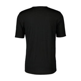 SCOTT Tricou de ciclism cu mânecă scurtă - COMMUTER MERINO - negru