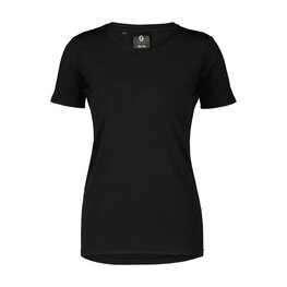 SCOTT Tricou de ciclism cu mânecă scurtă - TEE COMMUTER MERINO W - negru