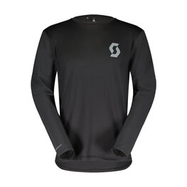 SCOTT Tricou de ciclism cu mânecă lungă de vară - TRAIL VERTIC LS - negru