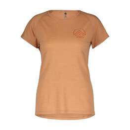 SCOTT Tricou de ciclism cu mânecă scurtă - DEFINED MERINO TECH SS W - portocaliu
