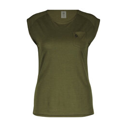 SCOTT Tricou de ciclism cu mânecă scurtă - DEFINED MERINO W - verde
