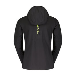 SCOTT Jachetă termoizolantă de ciclism - RC RUN WARM - negru/galben