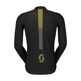 SCOTT Jachetă rezistentă la vânt de ciclism - RC PRO WARM HYBRID GTX WS - verde/negru