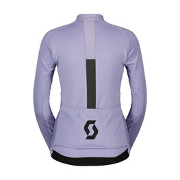 SCOTT Jachetă rezistentă la vânt de ciclism - RC PRO WARM GTX WS W - mov/negru